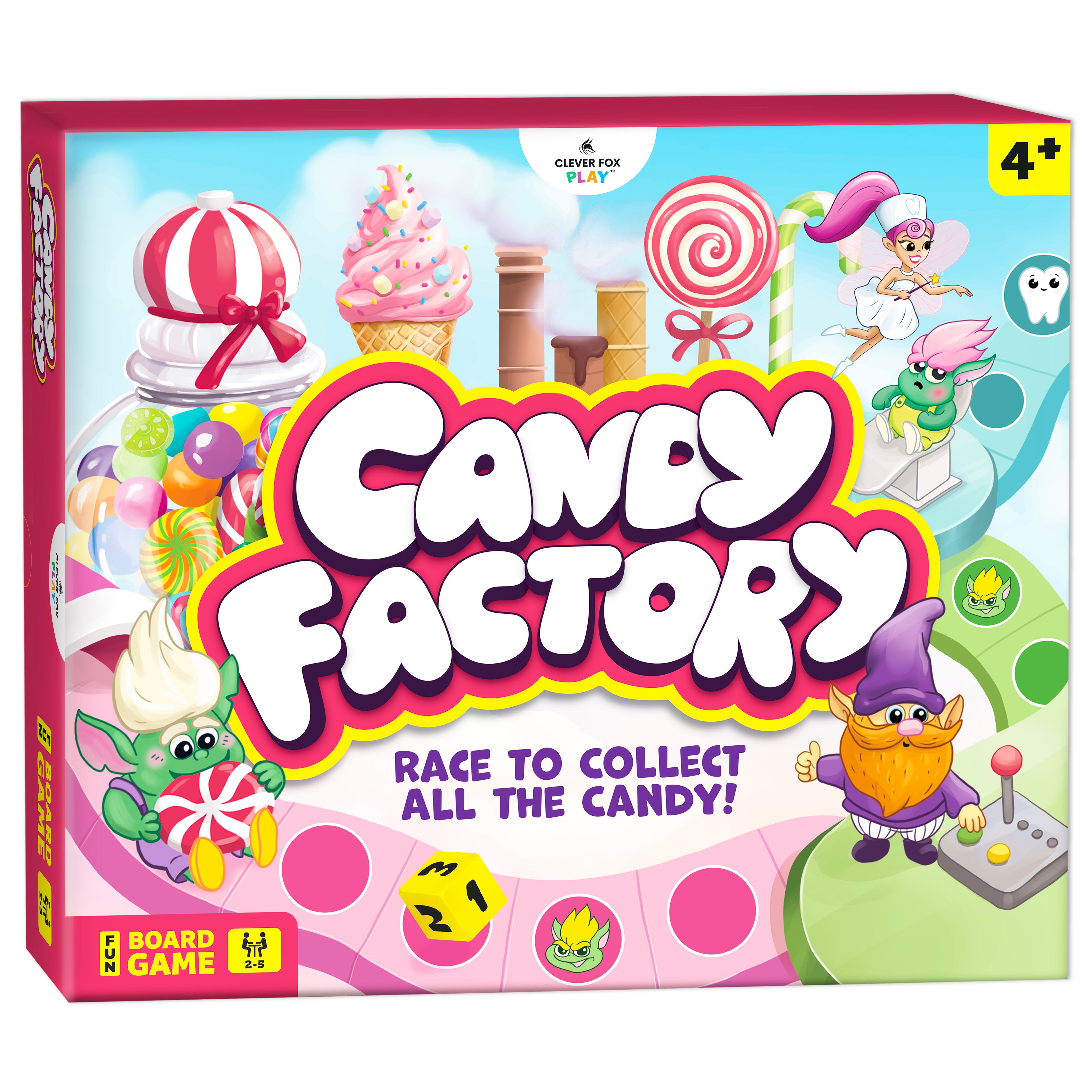 Candy Factory Board Game for Kids – CLEVER FOX PLAY™