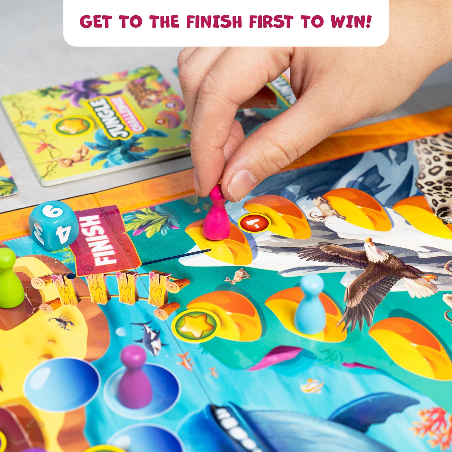 Number Hunter Math Board Game