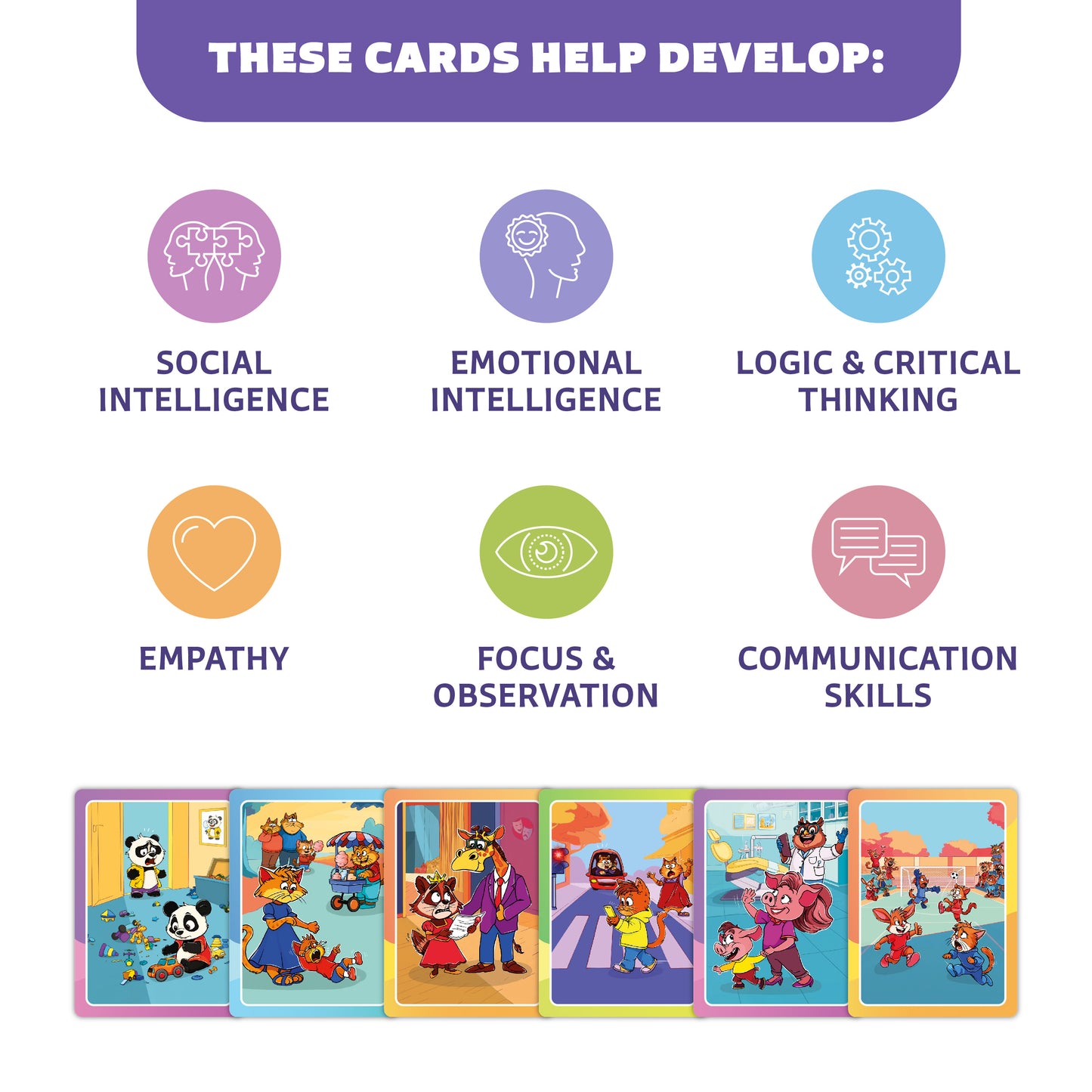 Who What Why Conversation Cards for Kids