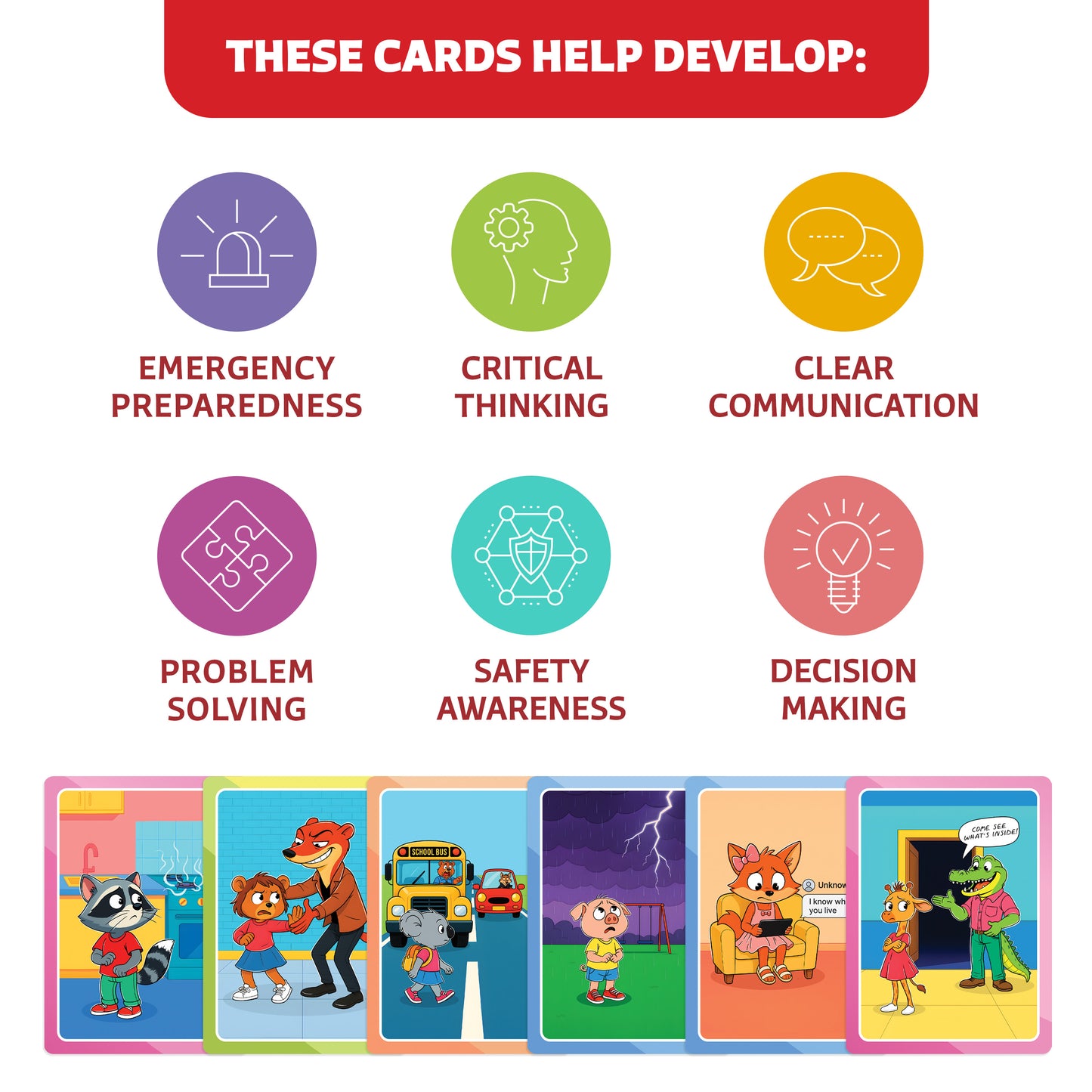 Who What Why – Emergency & Safety Conversation Cards