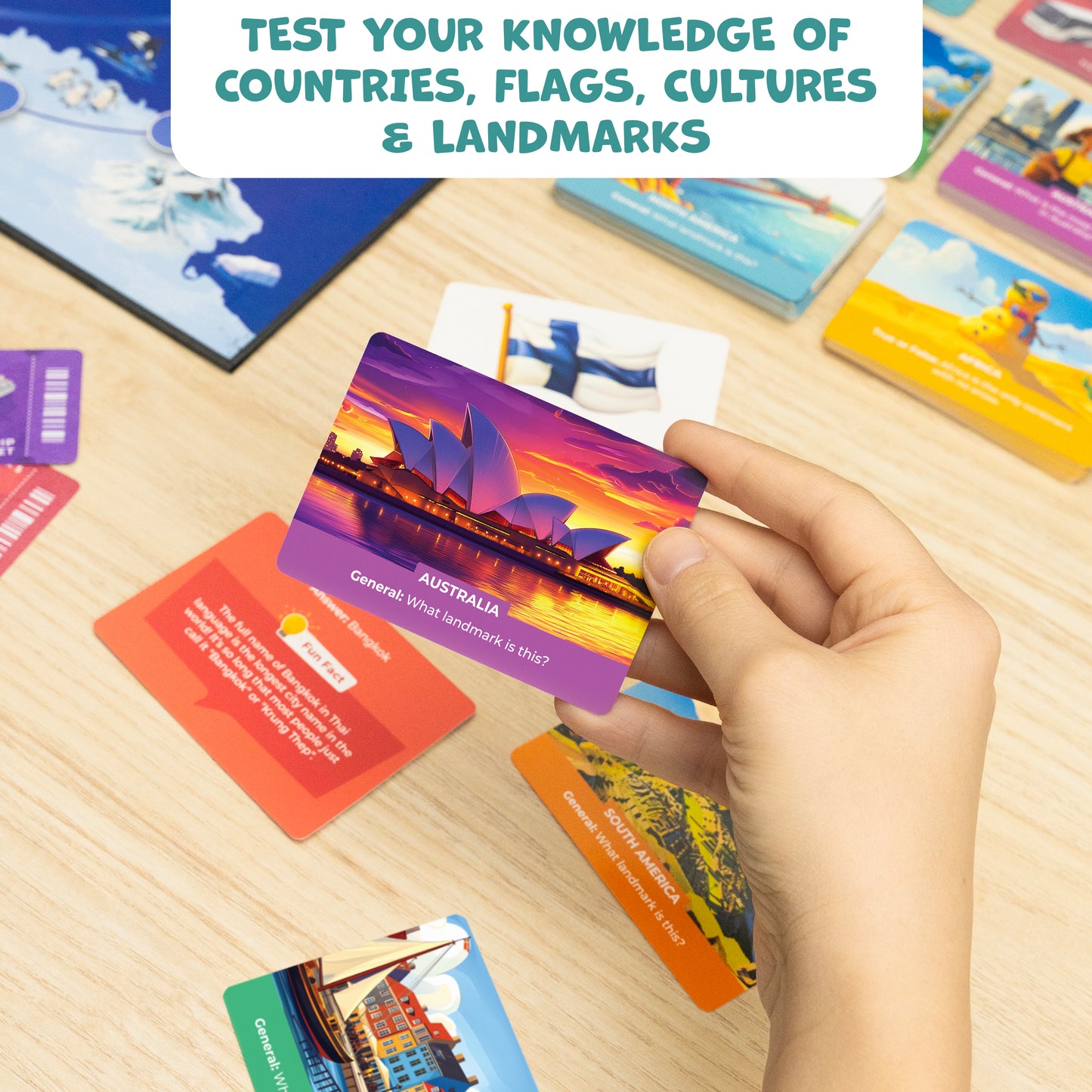 Stamp It! World Tour Geography Board Game