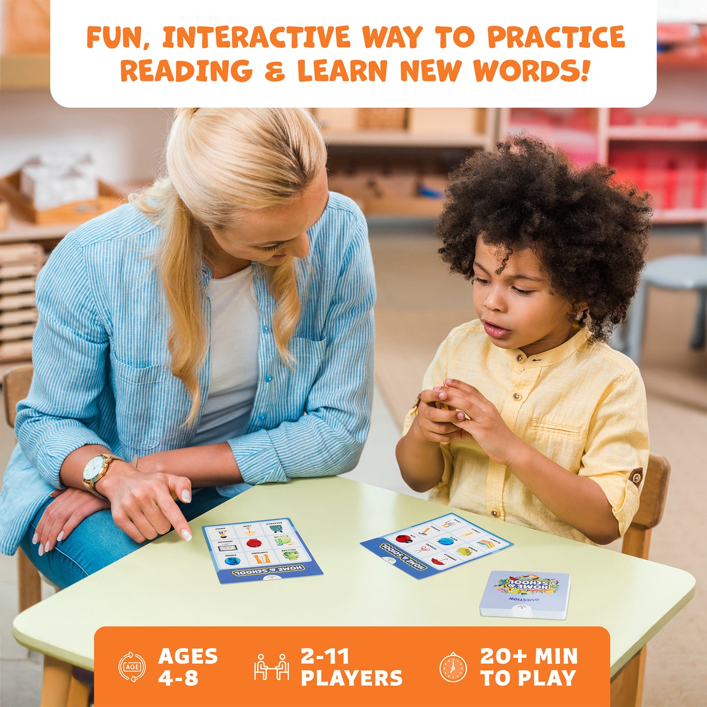 Bingo Lingo Quiz – Educational Reading & Sight Word Bingo Game for Kids