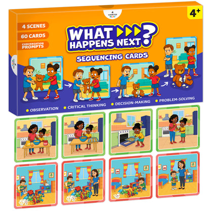 What Happens Next Sequencing Cards for Speech Therapy
