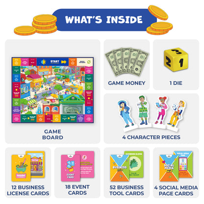 My First Little Business Board Game – Financial Literacy Game