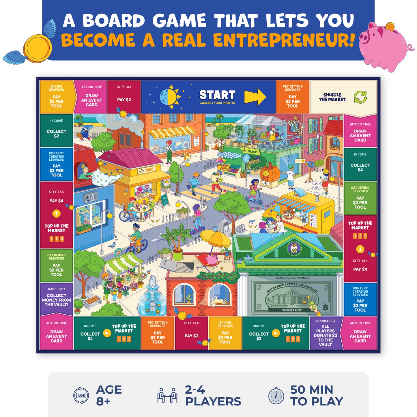 My First Little Business Board Game – Financial Literacy Game