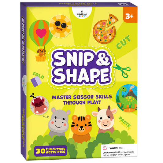 Snip & Shape Scissor Skills Activity Book