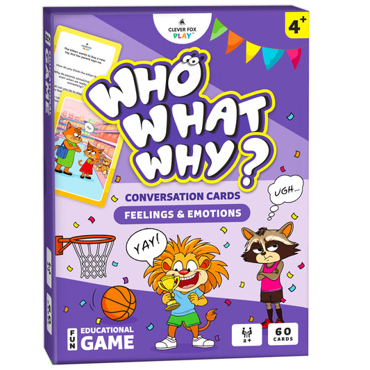 Who What Why – Feelings & Emotions Conversation Cards