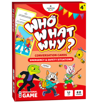 Who What Why Emergency & Safety Conversation Cards