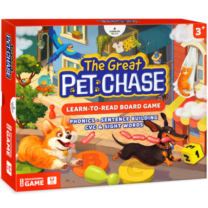 The Great Pet Chase Reading Board Game
