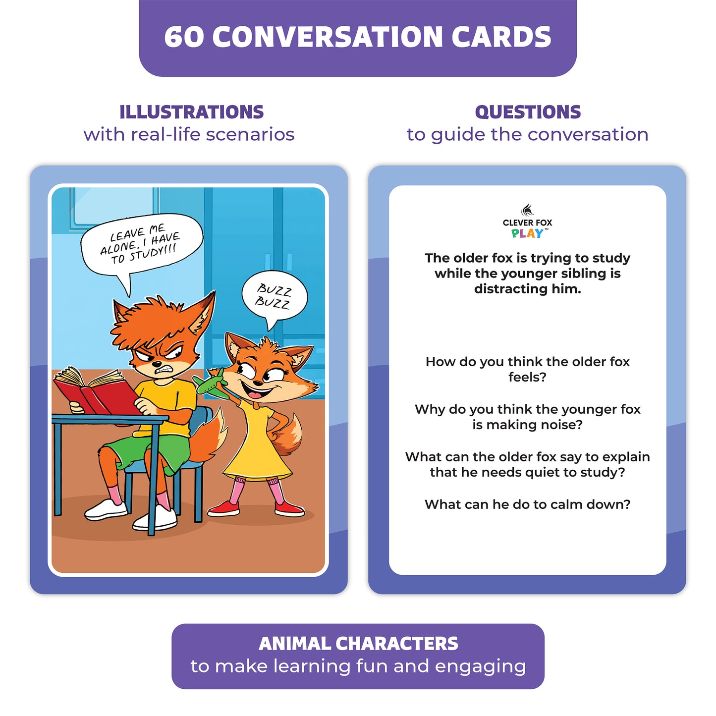 Who What Why – Feelings & Emotions Conversation Cards