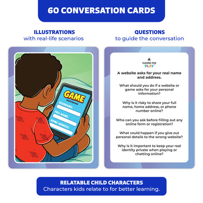 Who What Why – Online Safety for Kids Conversation Cards