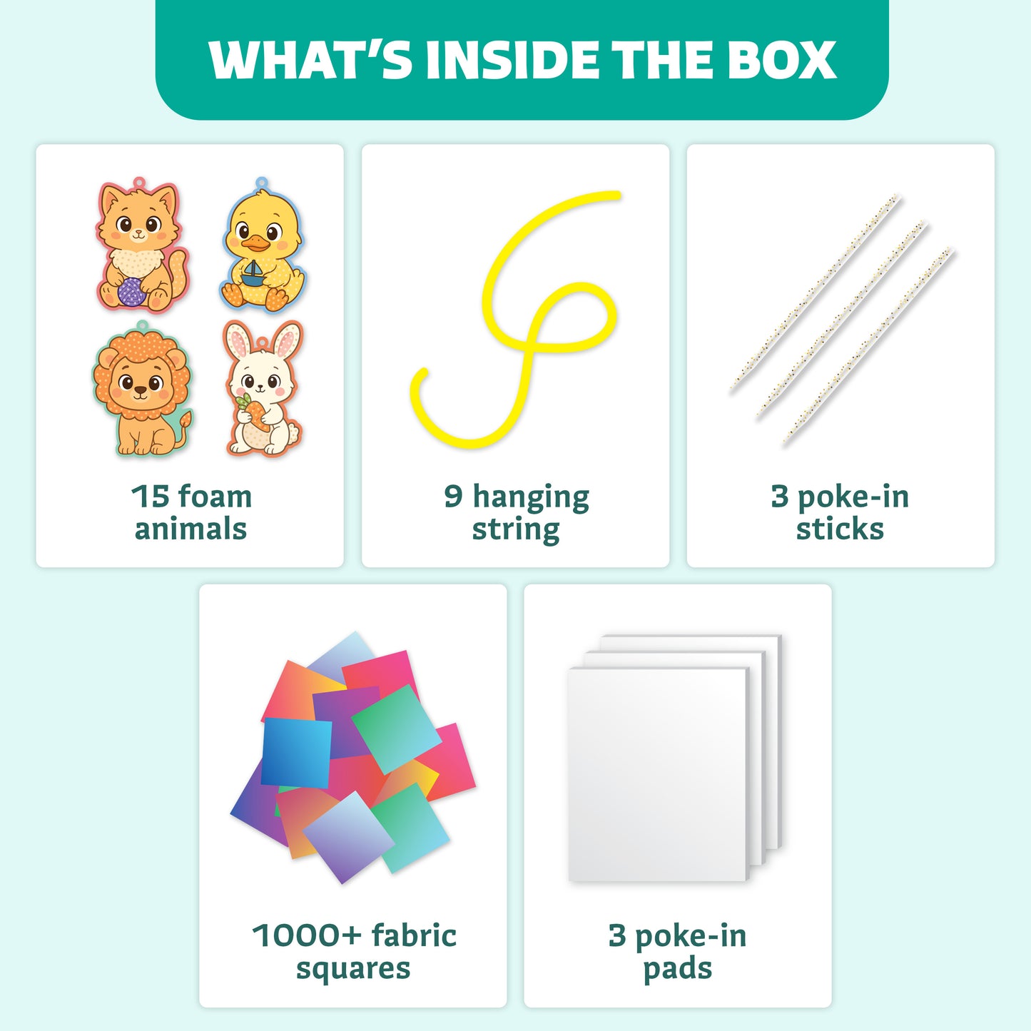 Poke-In Craft Animals Kit