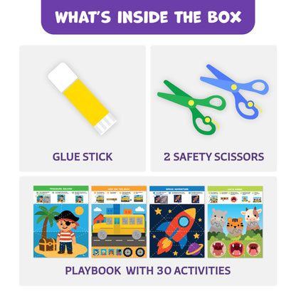 Snip & Shape Scissor Skills Activity Book