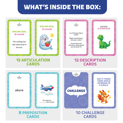 3-in-1 Speech Therapy Flash Cards