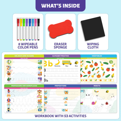 Preschool Workbook for Kids Ages 3-5