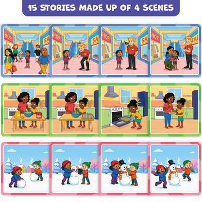 What Happens Next Sequencing Cards for Speech Therapy