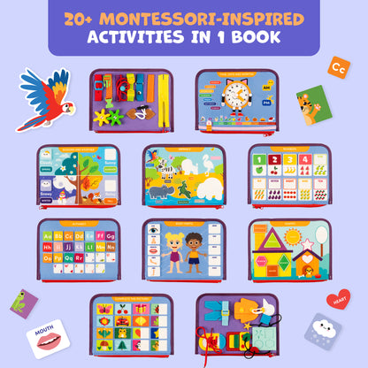 Montessori Busy Board for Toddlers