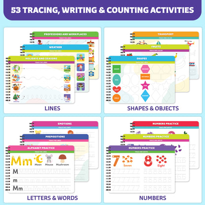 Preschool Workbook for Kids Ages 3-5