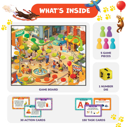 The Great Pet Chase Reading Board Game