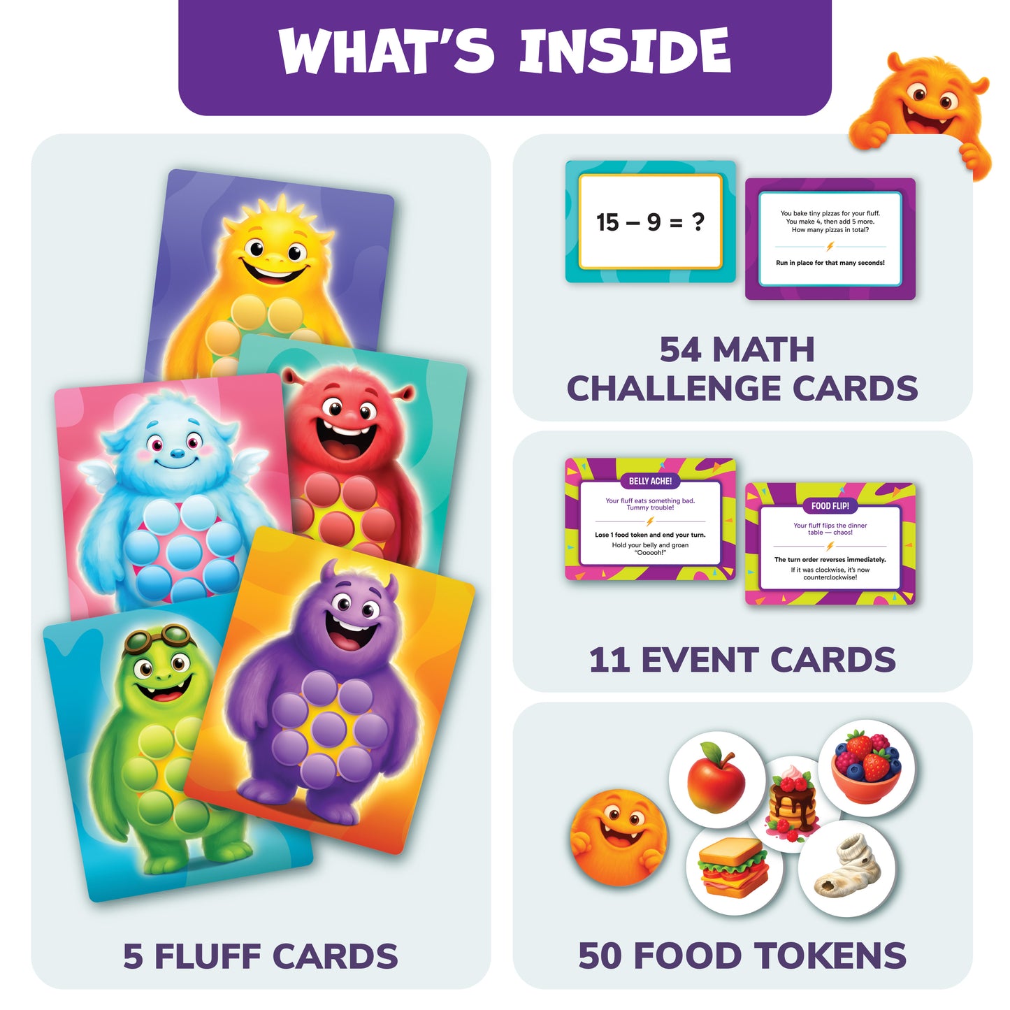 Feed The Fluffs Math Game
