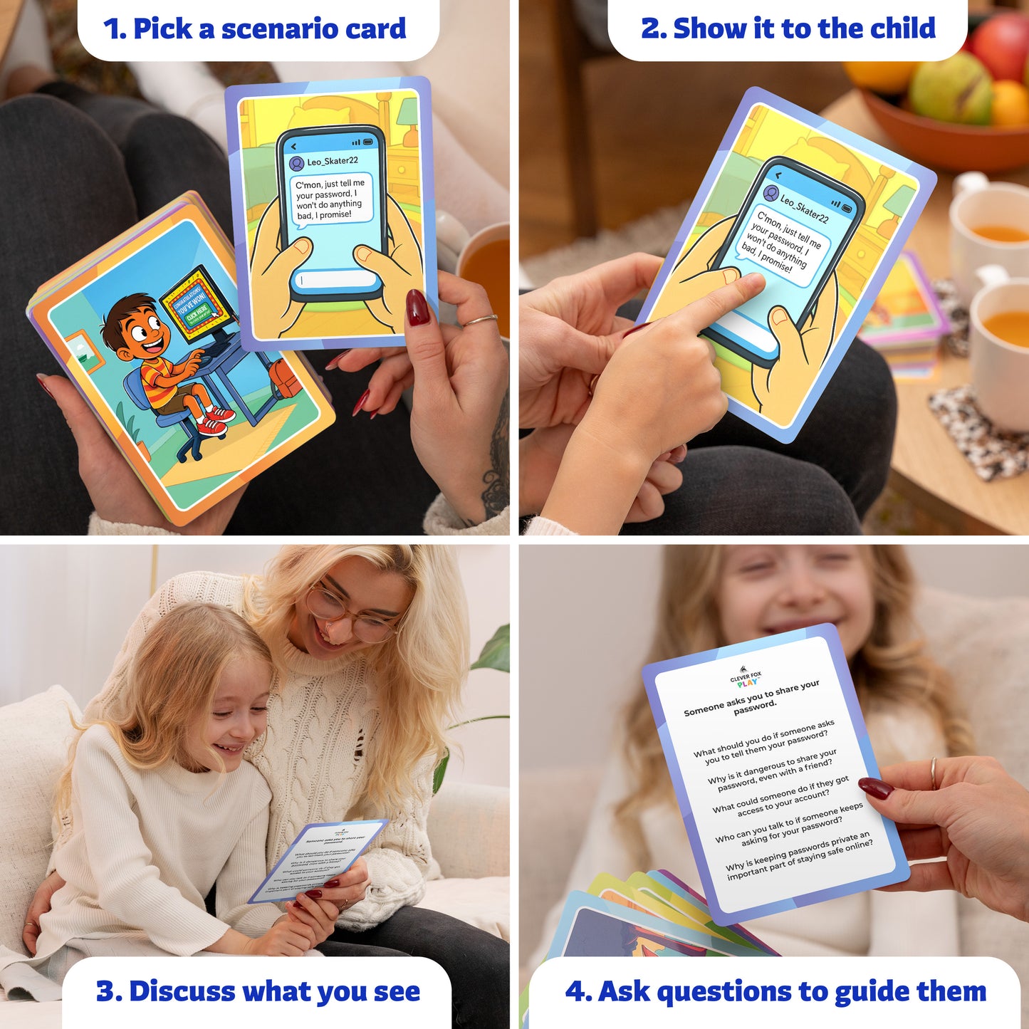 Who What Why – Online Safety for Kids Conversation Cards