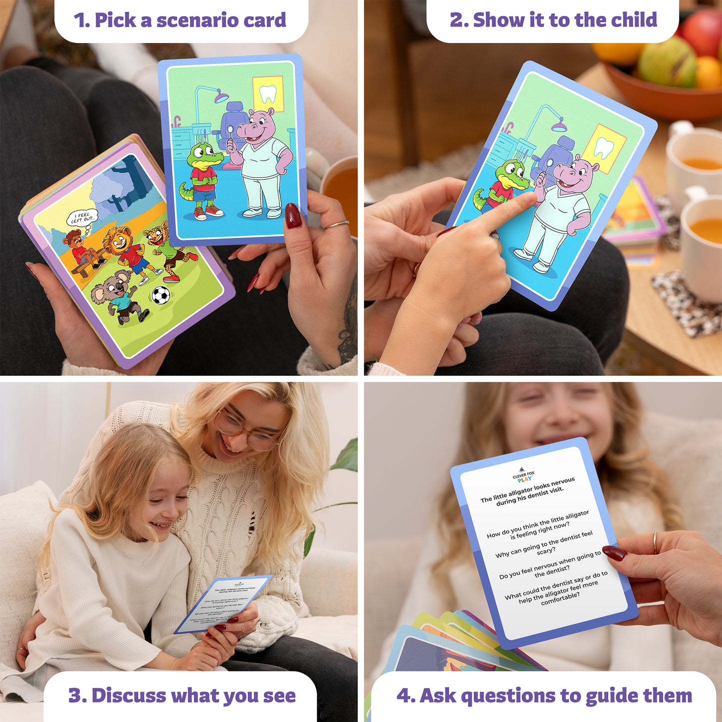Who What Why – Feelings & Emotions Conversation Cards