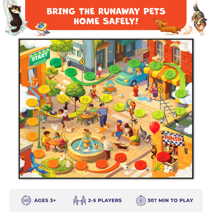 The Great Pet Chase Reading Board Game
