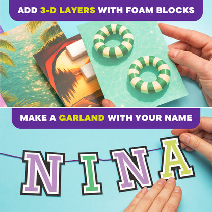 DIY Wall Collage Kit for Teen Girls