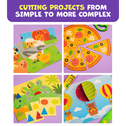 Snip & Shape Scissor Skills Activity Book