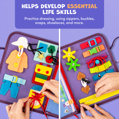 Montessori Busy Board for Toddlers