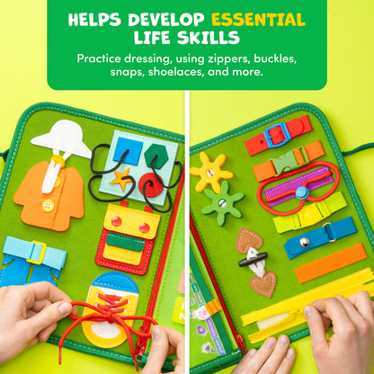 Montessori Busy Board for Toddlers