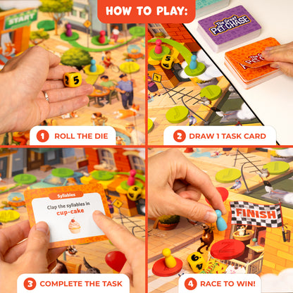 The Great Pet Chase Reading Board Game