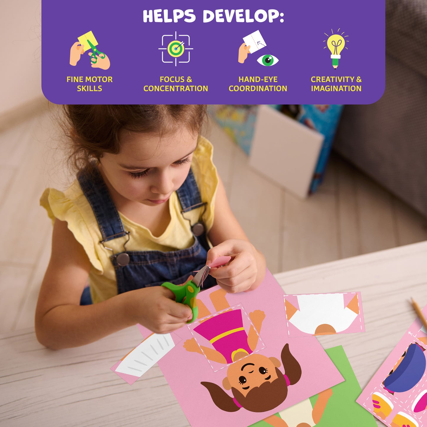 Snip & Shape Scissor Skills Activity Book