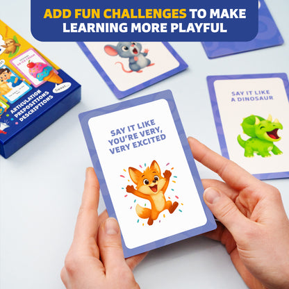 3-in-1 Speech Therapy Flash Cards