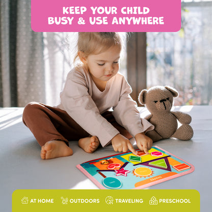 Montessori Busy Board for Toddlers