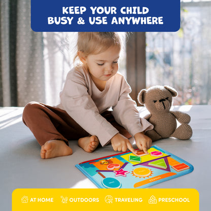 Montessori Busy Board for Toddlers