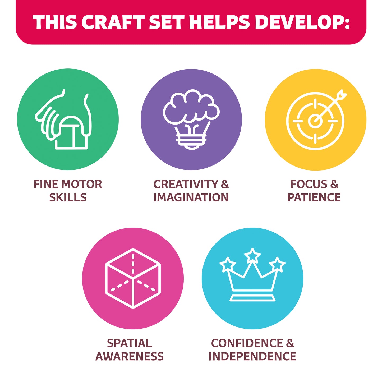 Poke-In Craft Flower Crowns Kit