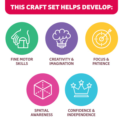 Poke-In Craft Flower Crowns Kit