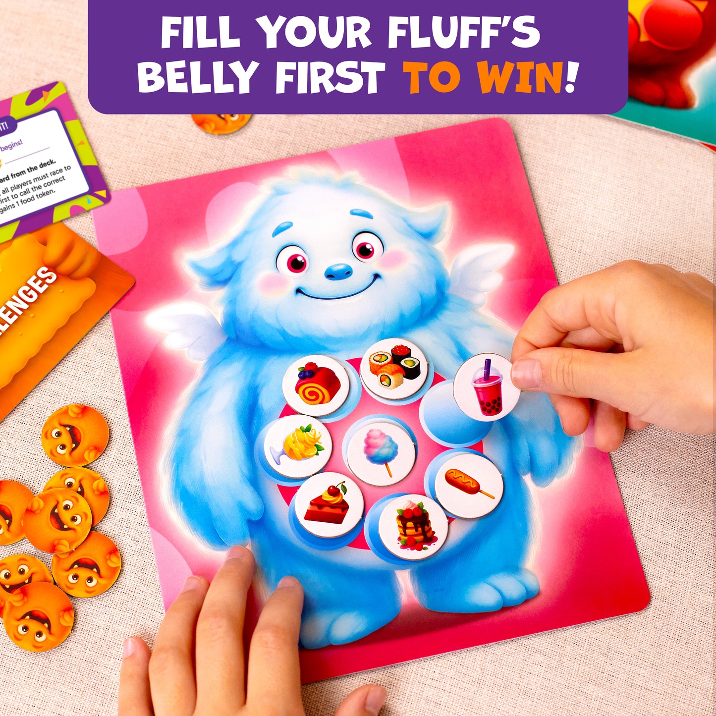 Feed The Fluffs Math Game