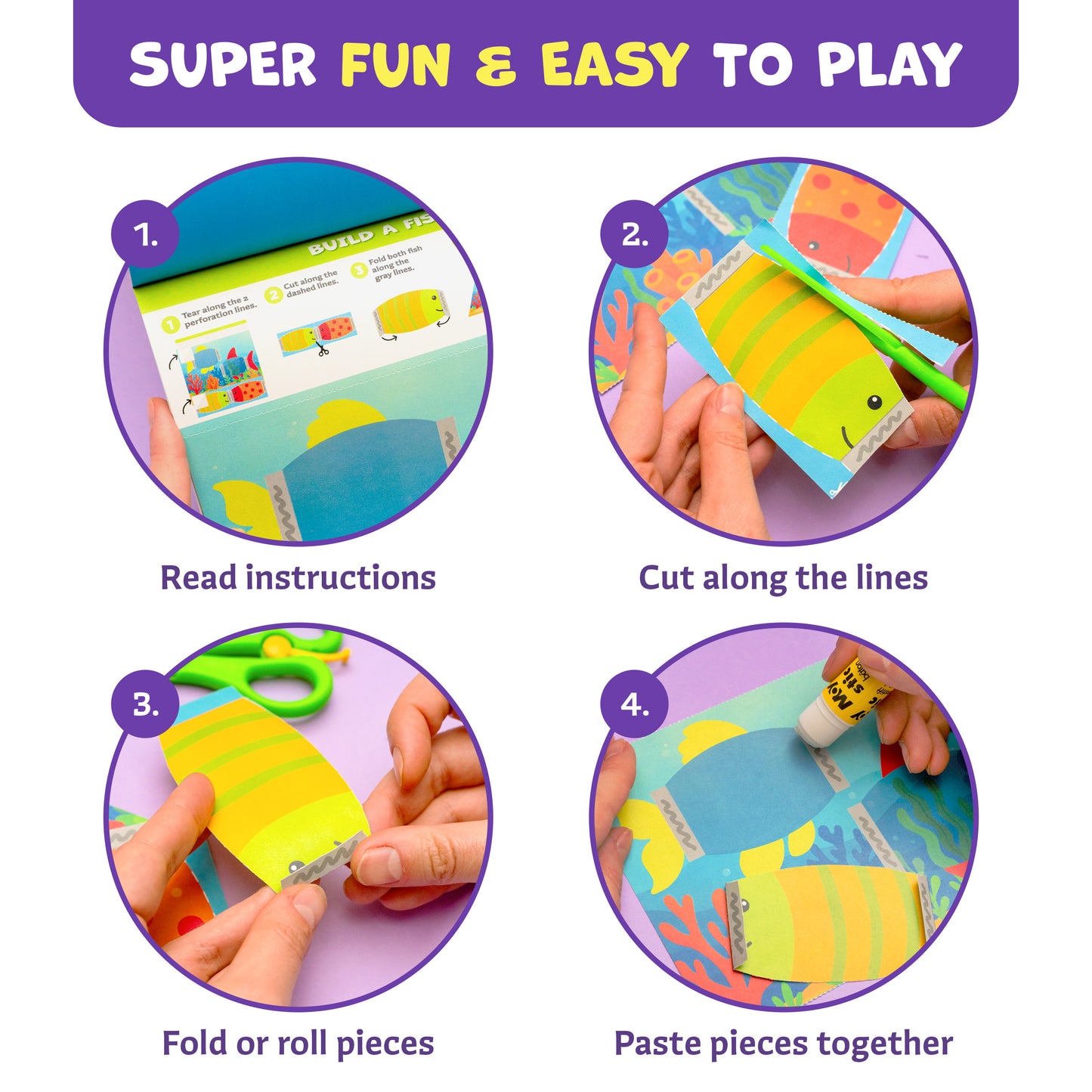 Snip & Shape Scissor Skills Activity Book