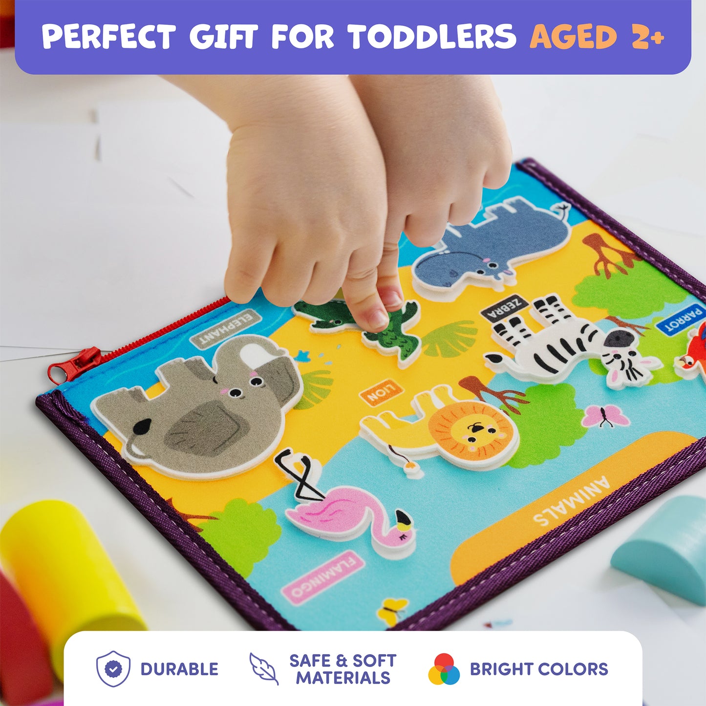 Montessori Busy Board for Toddlers