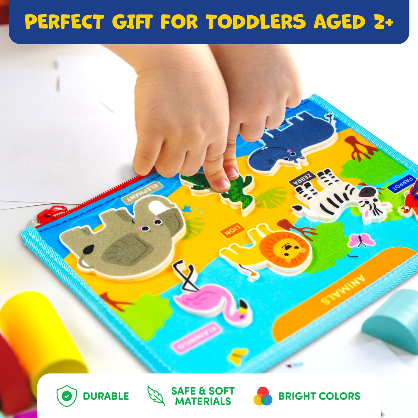 Montessori Busy Board for Toddlers