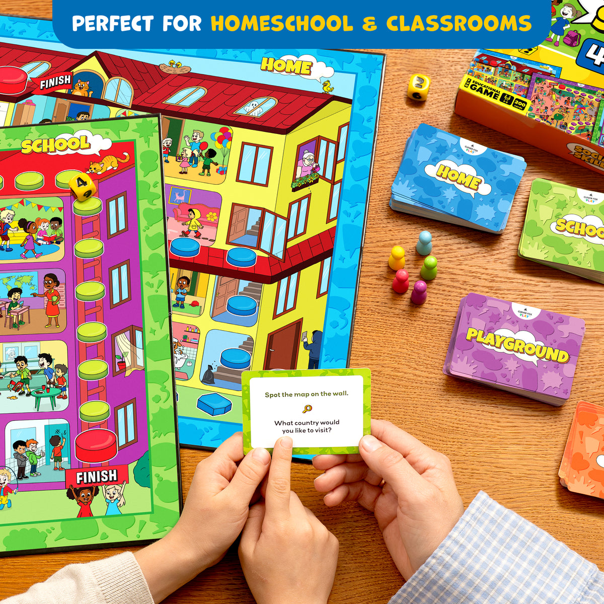 Social Skills 4-in-1 Board Game