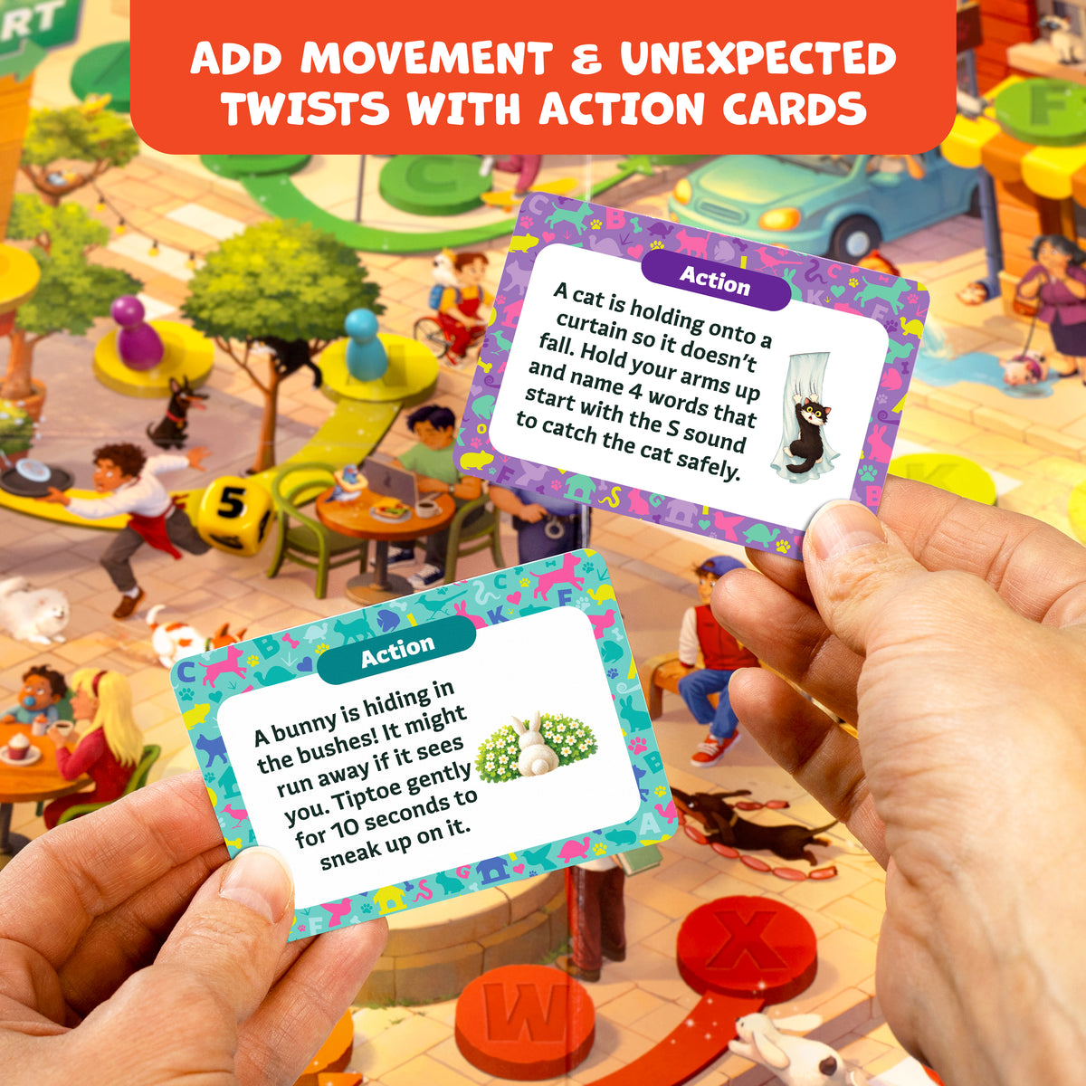 The Great Pet Chase Reading Board Game