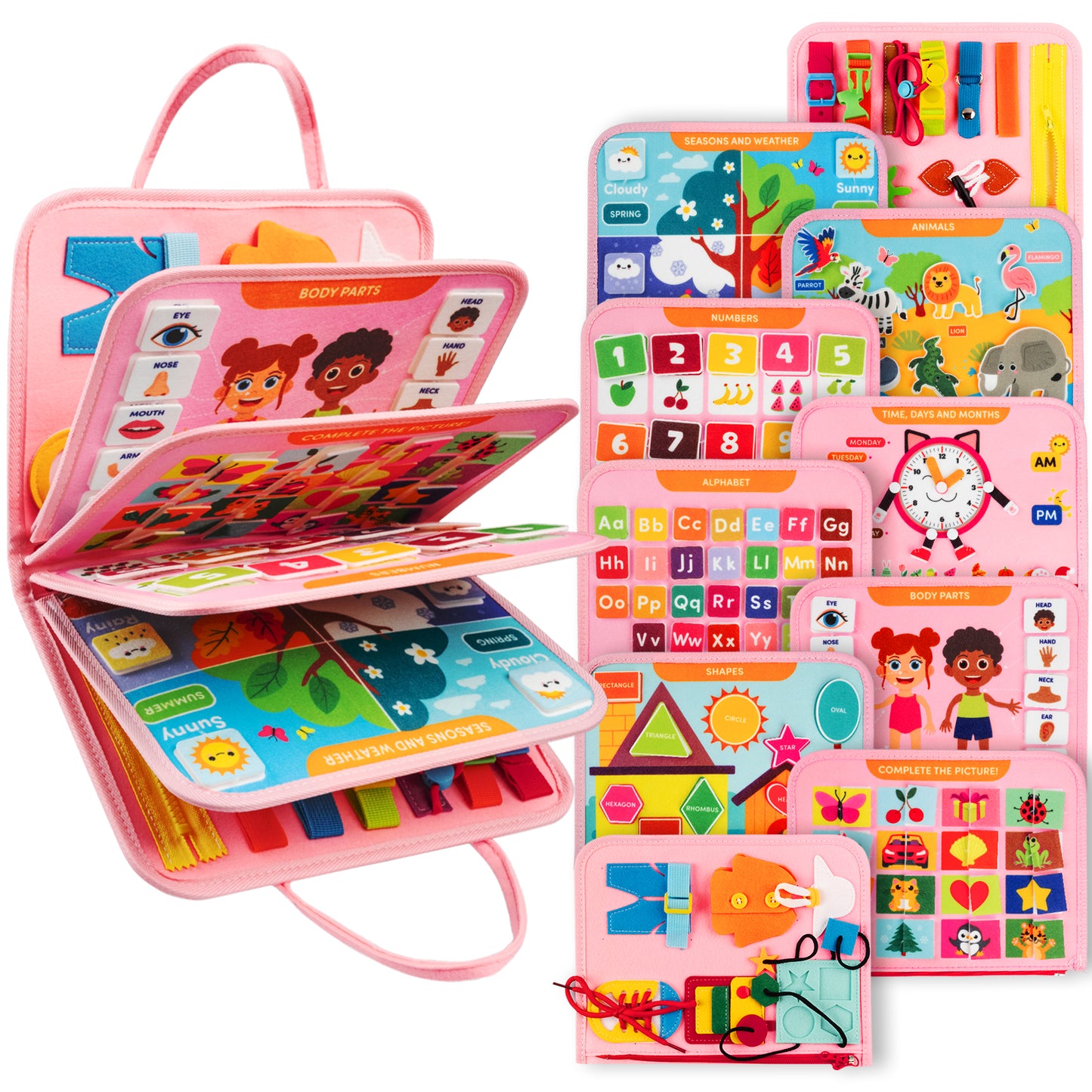 Montessori Busy Board for Toddlers